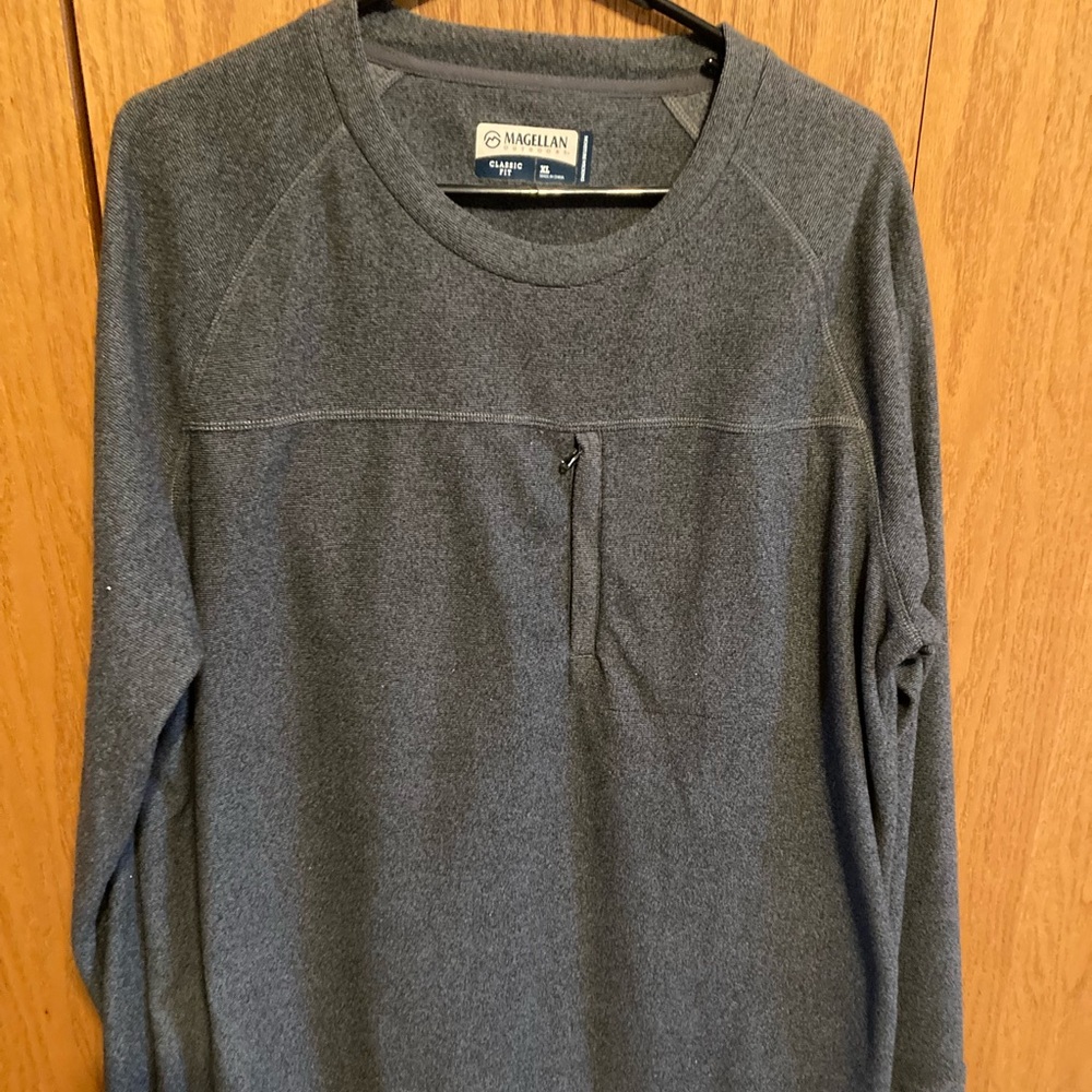 Magellan Outdoors long sleeve shirt Gray XL